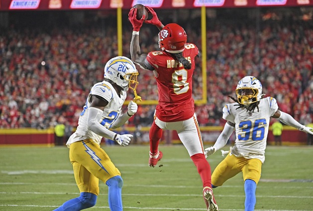 Kansas City Chiefs on lukinnut AFC West Divisionin mestaruuden yhdeksäksi peräkkäiseksi vuodeksi